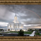 Orem Rainbow Sunrise Large Wall Art