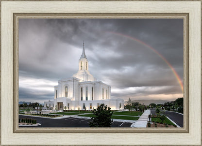 Orem Rainbow Sunrise Large Wall Art