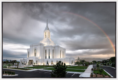 Orem Rainbow Sunrise Large Wall Art