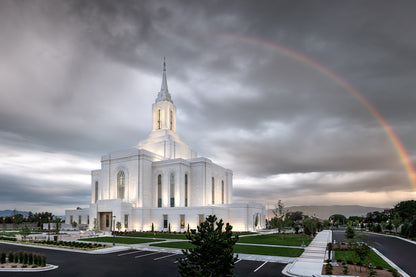 Orem Rainbow Sunrise Large Wall Art