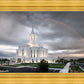 Orem Rainbow Sunrise Large Wall Art