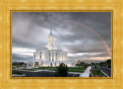 Orem Rainbow Sunrise Large Wall Art