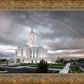 Orem Rainbow Sunrise Large Wall Art