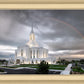 Orem Rainbow Sunrise Large Wall Art