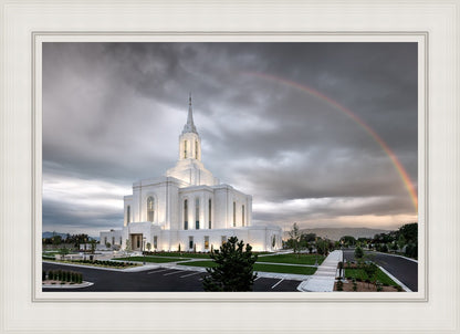Orem Rainbow Sunrise Large Wall Art