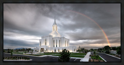 Orem Rainbow Sunrise Large Wall Art