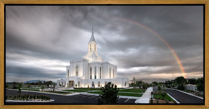 Orem Rainbow Sunrise Large Wall Art