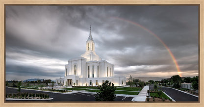 Orem Rainbow Sunrise Large Wall Art