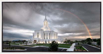 Orem Rainbow Sunrise Large Wall Art