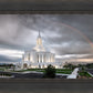 Orem Rainbow Sunrise Large Wall Art