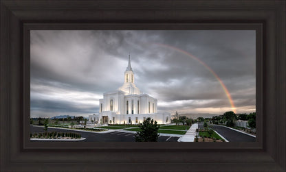 Orem Rainbow Sunrise Large Wall Art