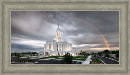 Orem Rainbow Sunrise Large Wall Art
