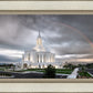 Orem Rainbow Sunrise Large Wall Art