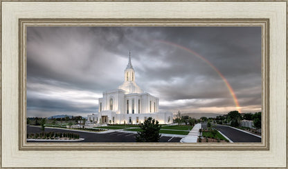 Orem Rainbow Sunrise Large Wall Art