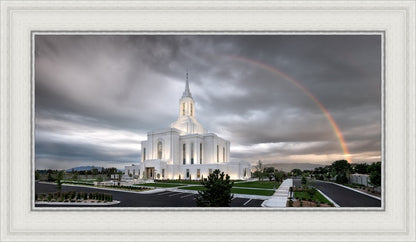 Orem Rainbow Sunrise Large Wall Art