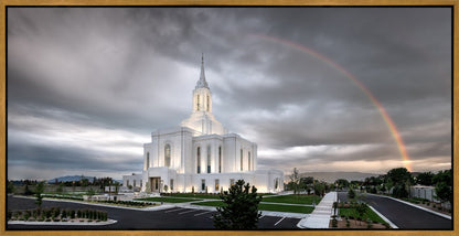 Orem Rainbow Sunrise Large Wall Art