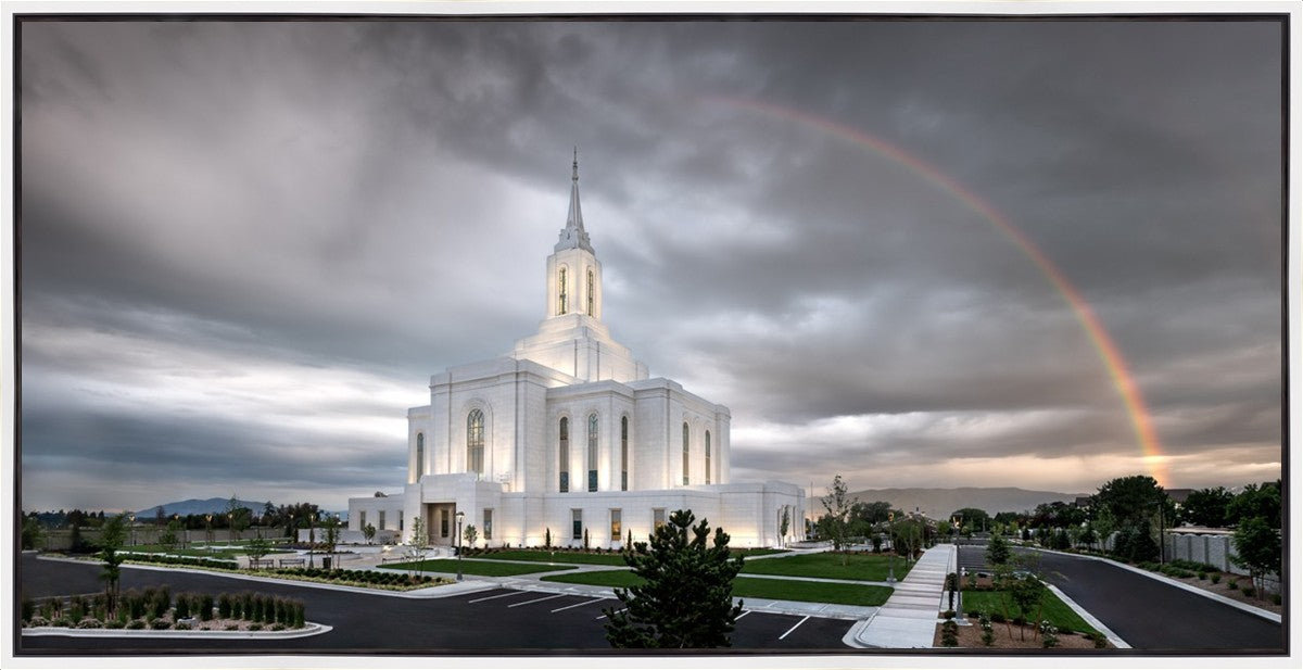 Orem Rainbow Sunrise Large Wall Art