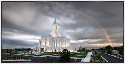 Orem Rainbow Sunrise Large Wall Art
