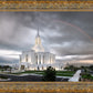 Orem Rainbow Sunrise Large Wall Art