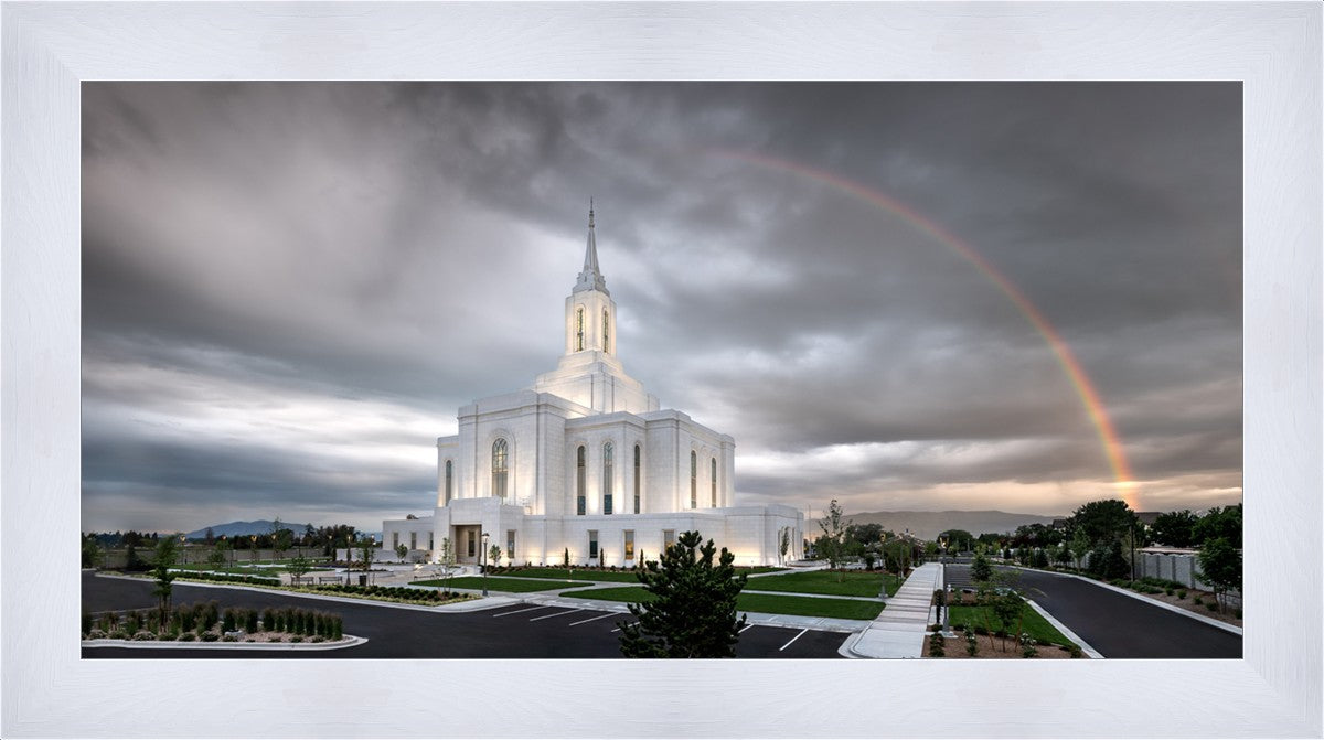 Orem Rainbow Sunrise Large Wall Art