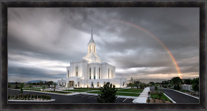 Orem Rainbow Sunrise Large Wall Art