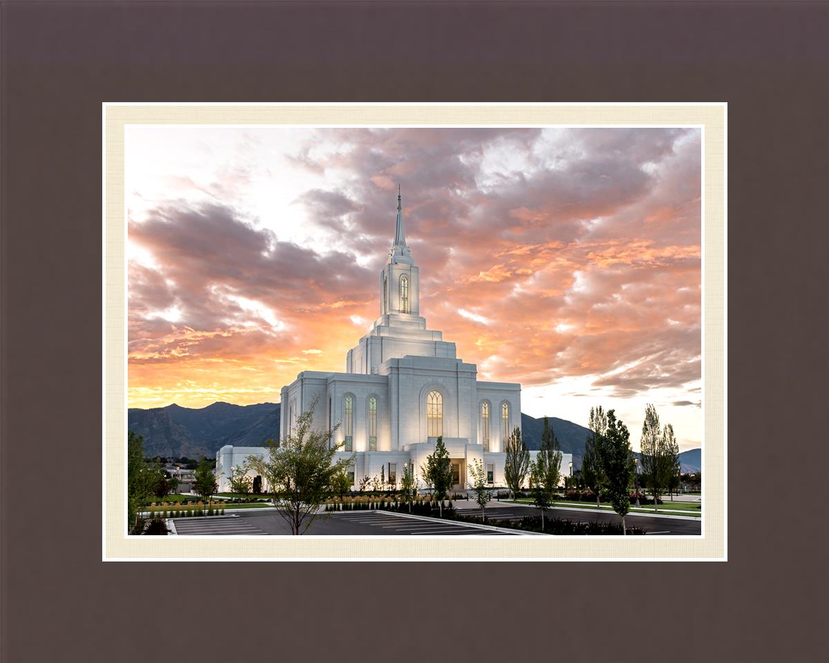 Orem Utah Fiery Sky Sunrise