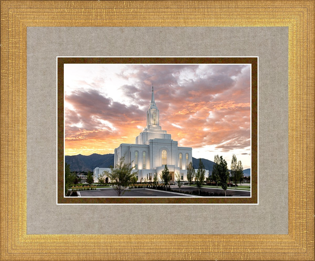 Orem Utah Fiery Sky Sunrise