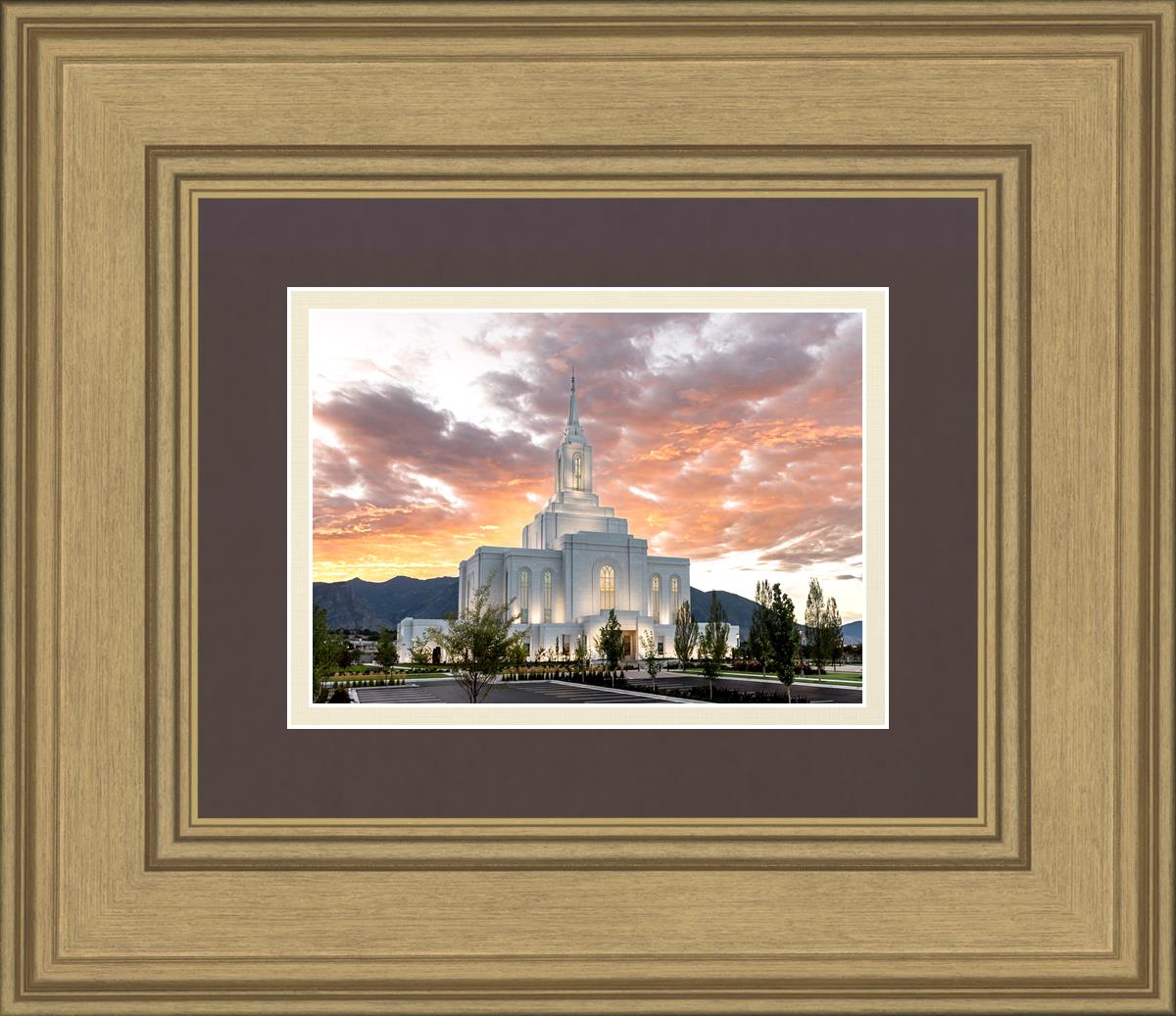 Orem Utah Fiery Sky Sunrise