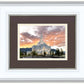 Orem Utah Fiery Sky Sunrise