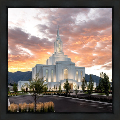 Orem Utah Fiery Sky Sunrise