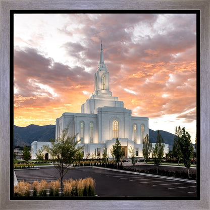 Orem Utah Fiery Sky Sunrise