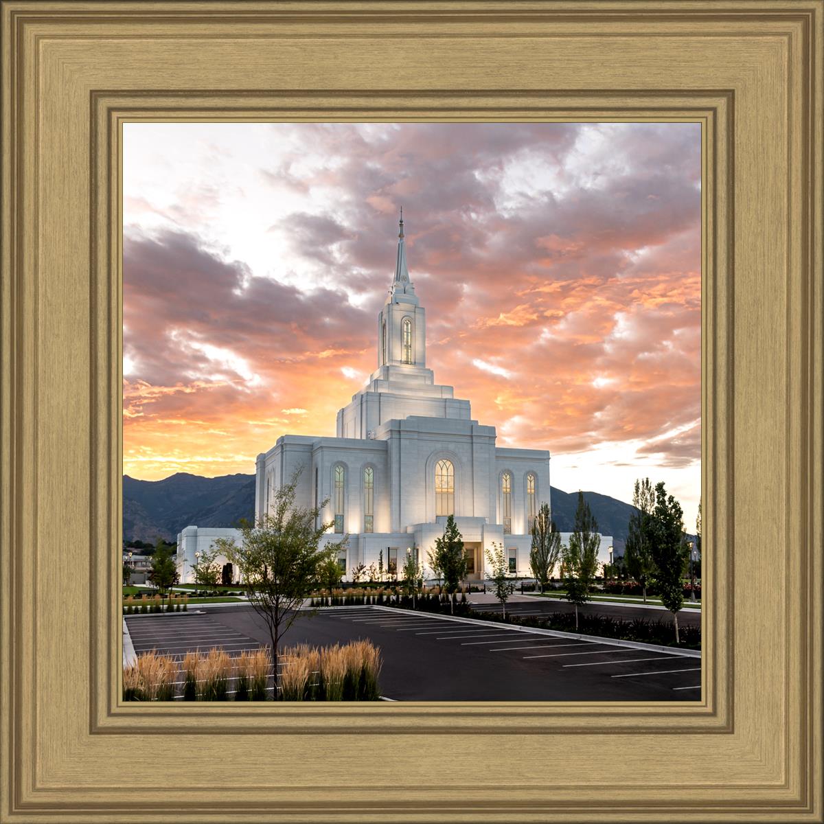 Orem Utah Fiery Sky Sunrise