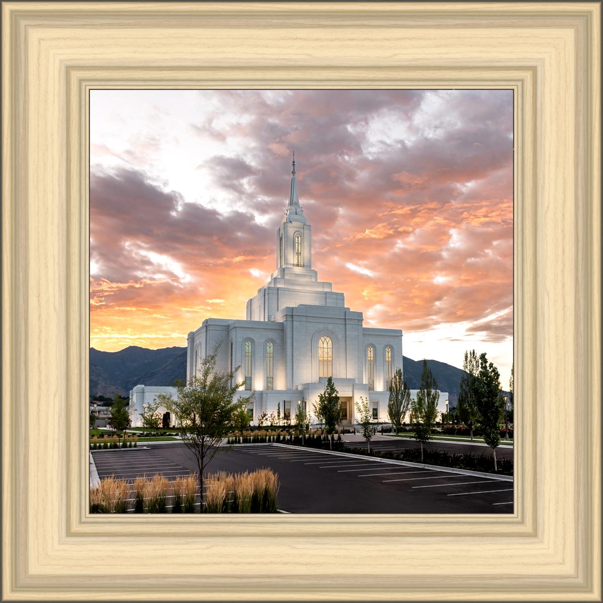 Orem Utah Fiery Sky Sunrise