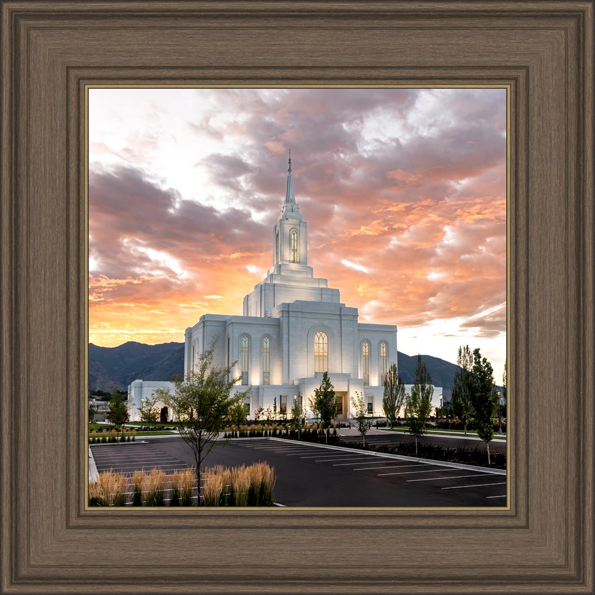Orem Utah Fiery Sky Sunrise