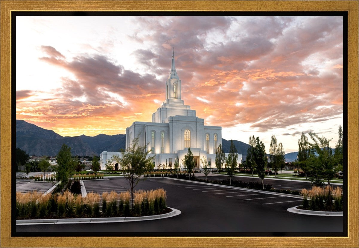 Orem Utah Fiery Sky Sunrise