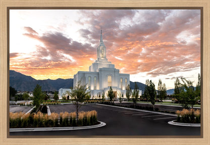 Orem Utah Fiery Sky Sunrise