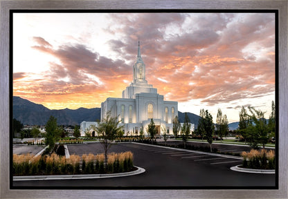 Orem Utah Fiery Sky Sunrise