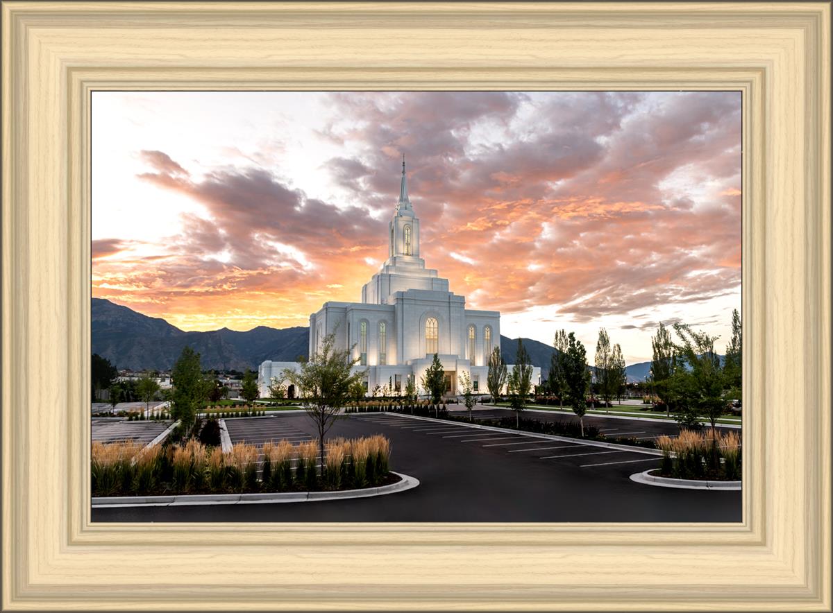 Orem Utah Fiery Sky Sunrise