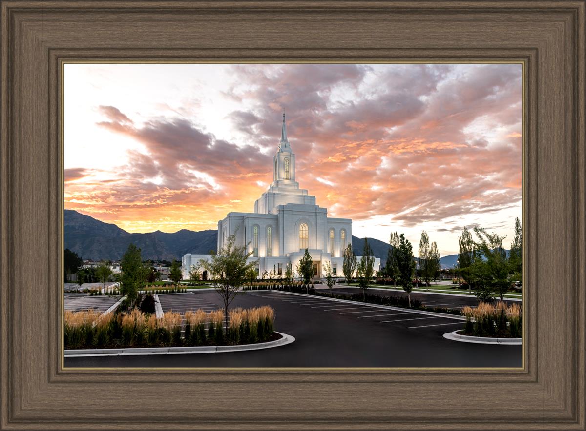Orem Utah Fiery Sky Sunrise