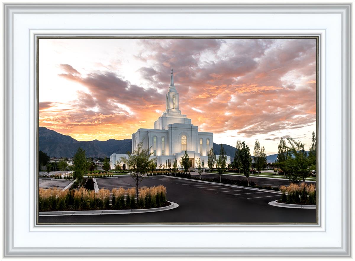 Orem Utah Fiery Sky Sunrise