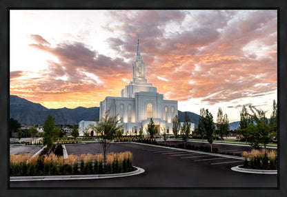 Orem Utah Fiery Sky Sunrise