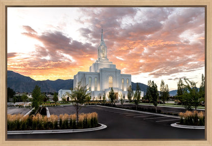 Orem Utah Fiery Sky Sunrise