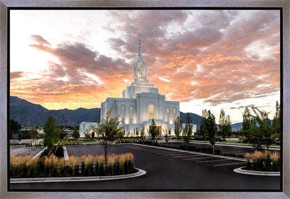 Orem Utah Fiery Sky Sunrise