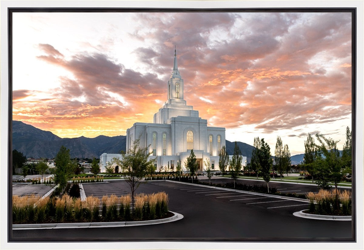 Orem Utah Fiery Sky Sunrise