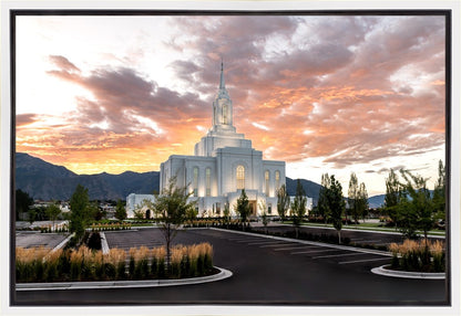 Orem Utah Fiery Sky Sunrise