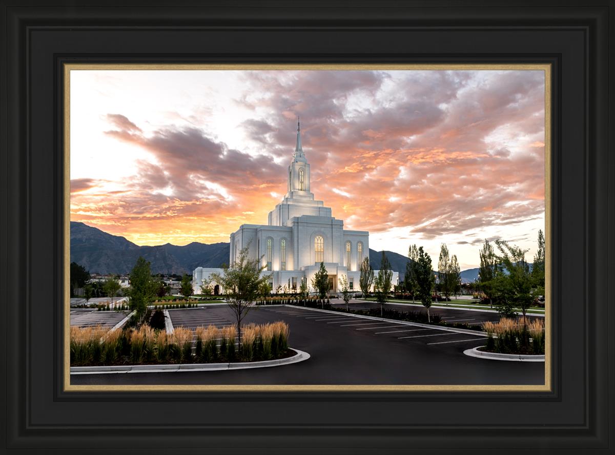 Orem Utah Fiery Sky Sunrise
