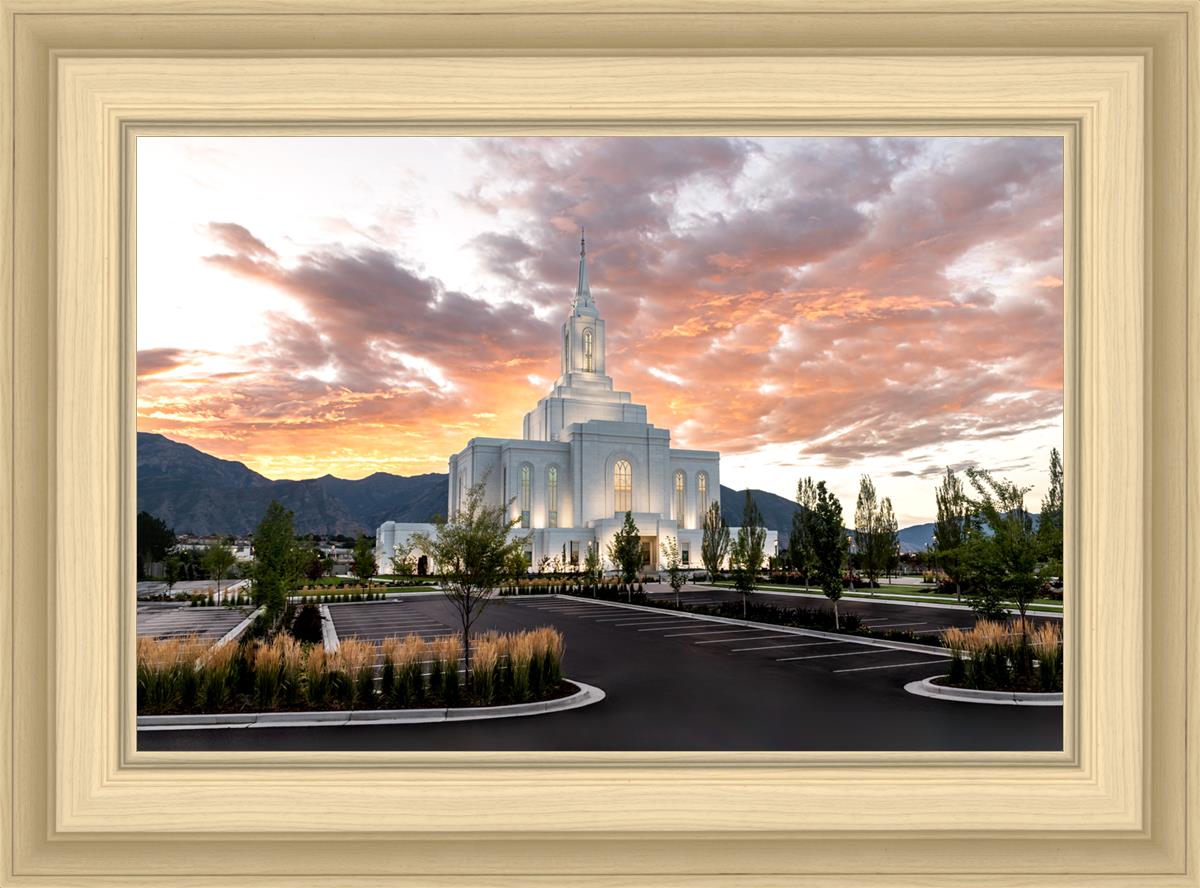 Orem Utah Fiery Sky Sunrise