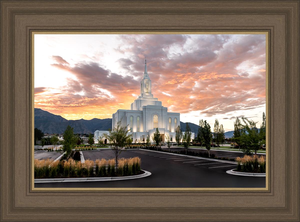 Orem Utah Fiery Sky Sunrise
