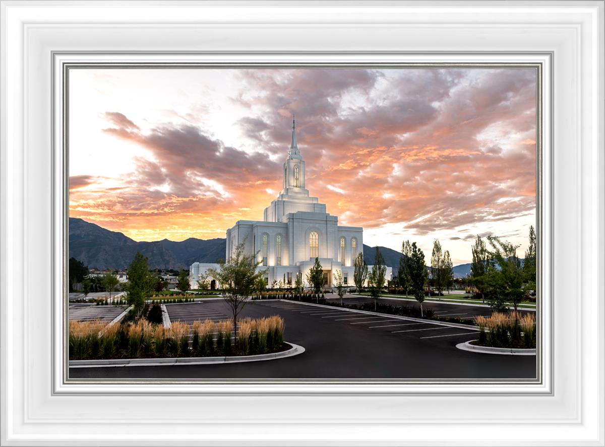 Orem Utah Fiery Sky Sunrise