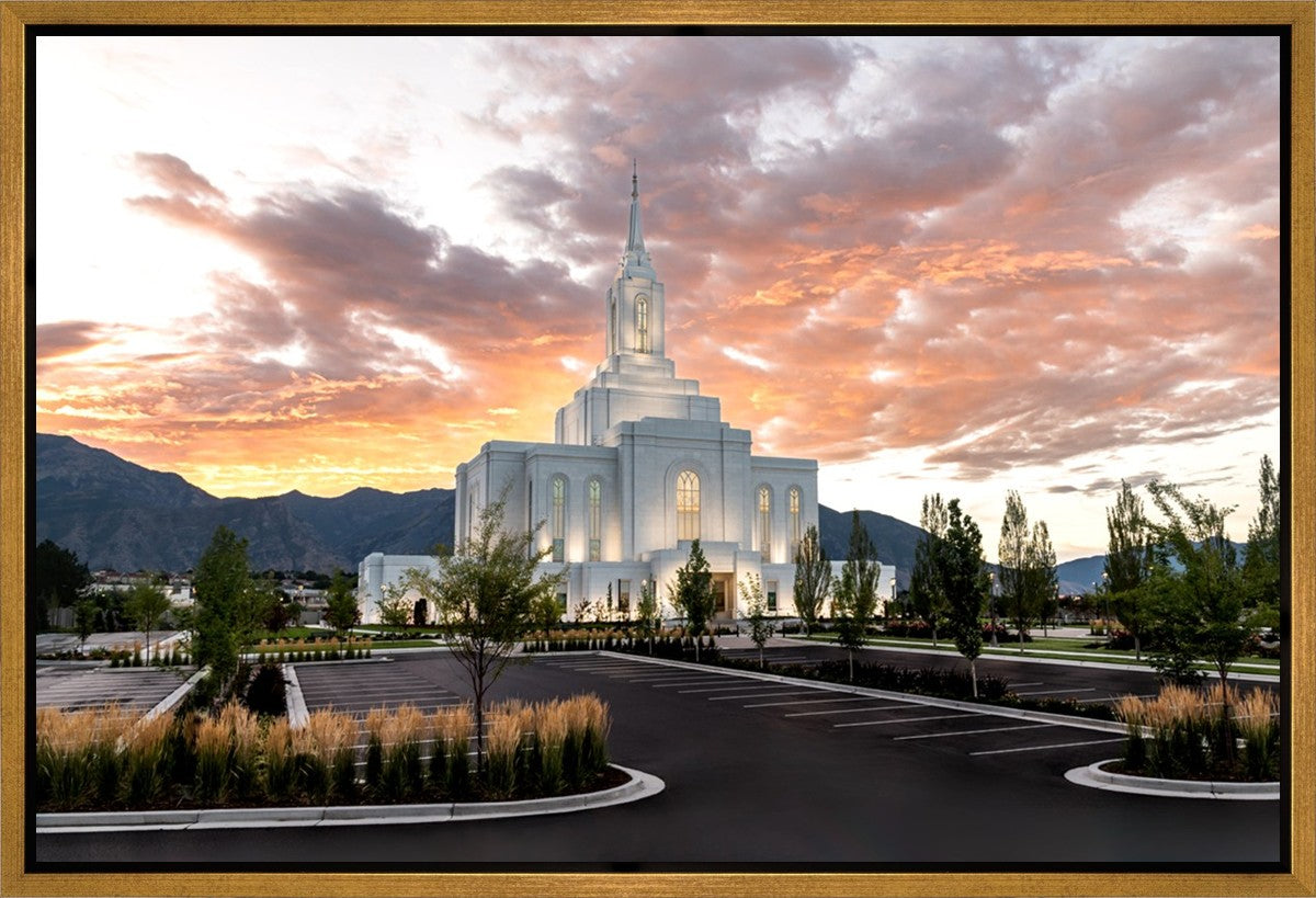 Orem Utah Fiery Sky Sunrise